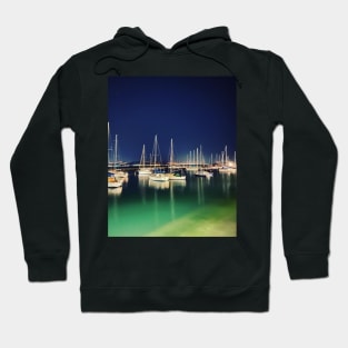 Sail Boats at night Hoodie